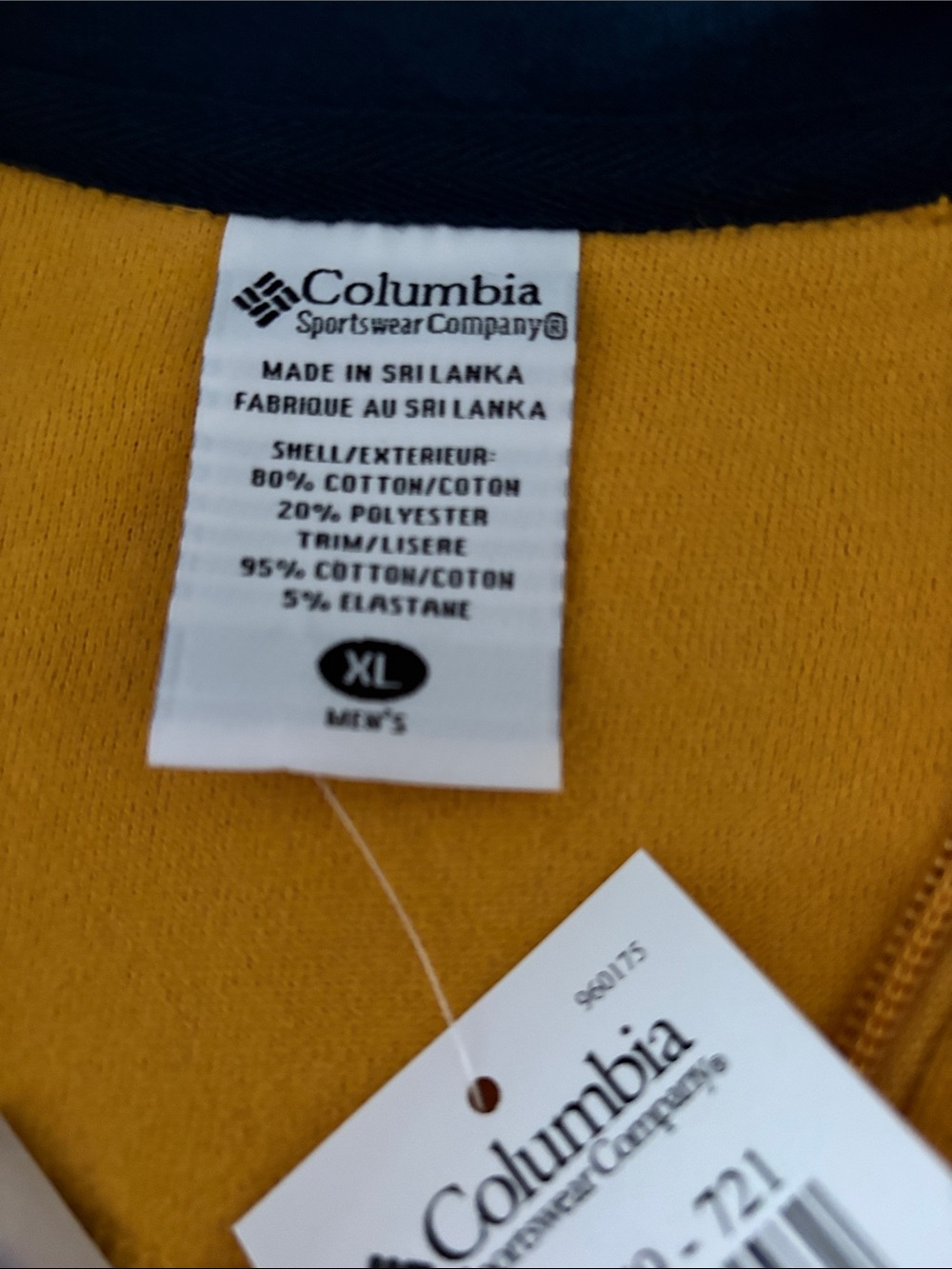 Vintage Columbia Sportswear Hart Mountain 1/2 Zip Pullover – Men’s XL – NWT - Picture 9 of 11
